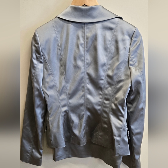 Vintage Marciano Set! Silver Grey Women's Blazer And Skirt - Picture 4 of 7